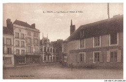 Delcampe - CAR-ADEP1-0016-61 - TRUN - Les Postes Et L'hotel De Ville - Trun