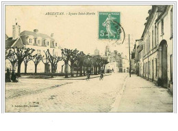 Delcampe - 61.ARGENTAN.SQUARE SAINT MARTIN - Argentan