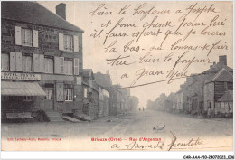 Delcampe - CAR-AAAP10-61-0691 - BRIOUZE - Rue D'argentan - Hotel Poste - Briouze
