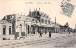 Delcampe - 61 - Argentan - SAN21929 - La Gare - Les Quais - Argentan