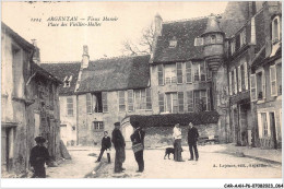 Delcampe - CAR-AAHP6-61-0508 - ARGENTAN - Vieux Manoir - Place Des Vieilles - Halles - Argentan