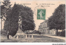 Delcampe - CAR-AAAP9-61-0645 - LA-FERTE-MACE - Place De La Gare - La Ferte Mace