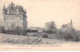 Delcampe - 61 - Laigle - SAN20834 - Château Et Eglise De Saint Sulpice Sur Rille - L'Aigle