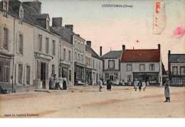 Delcampe - 61. N°55122.courtomer.place.boutiques.magasins. - Courtomer