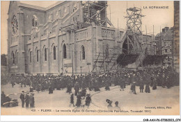 Delcampe - CAR-AAHP6-61-0513 - FLERS - La Nouvelle église Saint-germain - Echaffaudage - Flers