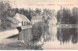 Delcampe - 61 - Laigle - SAN20833 - Randonnal - Château Et Etang De Gaillon - L'Aigle