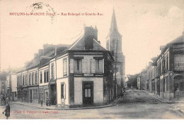 Delcampe - 61  .  N°202466   . MOULINS LA MARCHE . GRANDE RUE - Moulins La Marche