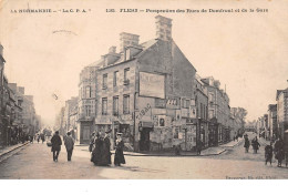 Delcampe - 61. N°205779. Flers. Perspective Des Rues De Domfront Et De La Gare - Flers