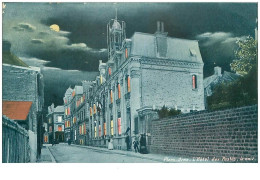 Delcampe - 61 . N°35837.flers.l Hotel Des Postes.la Nuit - Flers