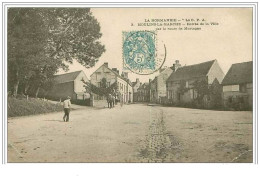 Delcampe - 61.MOULINS LA MARCHE.ENTREE DE LA VILLE PAR LA ROUTE DE MORTAGNE.PLIE - Moulins La Marche