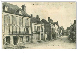 Delcampe - 61.MOULINS LA MARCHE.PLACE DE LA GENDARMERIE.HOTEL DE L'ORNE.GENDARMERIE NATIONALE - Moulins La Marche