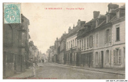 Delcampe - CAR-ADEP1-0024-61 - LE MERLERAULT - Vue Prise De L'église - Le Merlerault