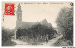 Delcampe - CAR-ADEP1-0022-61 - PERVENCHERES - L'entrée - Route De Montgaudy - Pervencheres