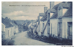 Delcampe - CAR-ADEP1-0004-61 - REMALARD - Rue De Mortagne Et Faubourg De La Courtille - Remalard
