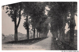 Delcampe - CAR-AEUP12-0602-61 - BAZOCHES-SUR-HOENE - Les Promenades - Bazoches Sur Höne