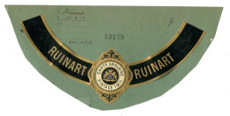 Delcampe - Champagne  RUINART  Collerette Carte Anglaise Vintage 1911     VOIR  DESCRIPTIF  §§§ - Werbung