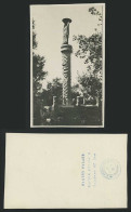 Delcampe - China Old Photo Winter Palace Marble Pillar Goddess Dew - China