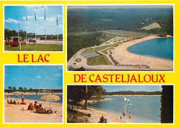 Delcampe - Carte Postale - 47 - Casteljaloux - Le Lac De Clarens - Multivues - Scènes De Plage - CPM - Voir Scans Recto-Verso - Pos - Casteljaloux