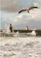Delcampe - Carte Postale - 40 - Capbreton - Tempête Sur L'Estacade - Effets De Vagues - CPM - Voir Scans Recto-Verso - Poscard - Ca - Capbreton