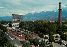 Delcampe - Carte Postale - 38 - Grenoble - Parc Paul Mistral, La Mairie Et La Chaîne De Belledonne - Automobiles - Carte Neuve - CP - Grenoble