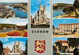 Delcampe - Carte Postale - 27 - Vernon - Multivues - Blasons - CPM - Voir Scans Recto-Verso - Poscard - Carta Postal -  Postkarte - Vernon