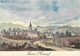 Delcampe - Carte Postale - 23 - Guéret - Au Temps Jadis - Vue Générale - D'après Une Gravure Ancienne - CPM - Voir Scans Recto-Vers - Guéret