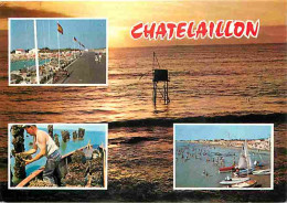 Delcampe - Carte Postale - 17 - Chatelaillon-Plage - Multivues - Boucholeur Au Travail - Carrelets - Coucher De Soleil - CPM - Voir - Châtelaillon-Plage