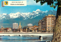 Delcampe - Carte Postale - 38 - Grenoble - Pont De La Porte De France Et La Chôme De Belledonne - CPM - Voir Scans Recto-Verso - Po - Grenoble