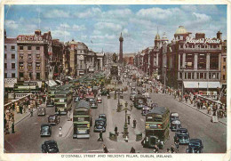 Delcampe - Carte Postale - Irlande - Dublin - O'Connell Street And Nelson's Pillar - Automobiles - Bus - Ireland - Irlanda - CPM - - Dublin