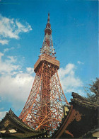 Delcampe - Carte Postale - Japon - Tokyo - Tokyo Tower Viewed From Zojoji Temple In Shiba Park - Nippon - CPM - Voir Scans Recto-Ve - Tokyo