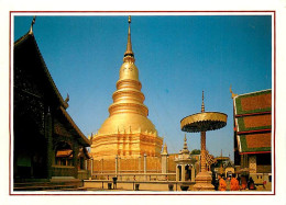 Delcampe - Carte Postale - Thailande - Haiiphunchai - Lamphun Province - The Sanction Of Principal Image In Wat Phratart - Temple B - Thaïland