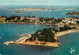 Delcampe - Carte Postale - 56 - Ile Aux Moines - Le Port De Plaisance Et La Plage - Vue Aérienne - CPM - Voir Scans Recto-Verso - P - Ile Aux Moines