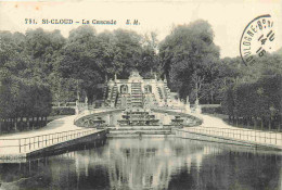 Delcampe - Carte Postale Ancienne - 92 - Saint Cloud - Parc De Saint Cloud - Cascade - CPA - Oblitération De 1915 - Voir Scans Rect - Saint Cloud
