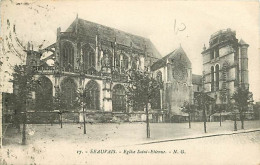 Delcampe - Carte Postale Ancienne - 60 - Beauvais - Eglise Saint-Etienne - Oblitération Ronde De 1923 - CPA - Voir Scans Recto-Vers - Beauvais