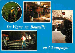Delcampe - Carte Postale - Vignes - En Champagne - De Vigne En Bouteille - Multivues - CPM - Voir Scans Recto-Verso - Poscard - Car - Weinberge