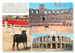 Delcampe - Carte Postale - Corrida - Arènes De Arles - Course  à La Cocarde - Multivues - CPM - Voir Scans Recto-Verso - Poscard - - Stierkampf