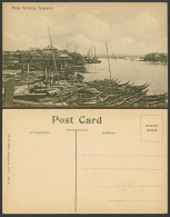 Delcampe - Singapore Old Postcard Malay Kampong Village Houses On Stilts Boats In Harbour 8 - Non Classés