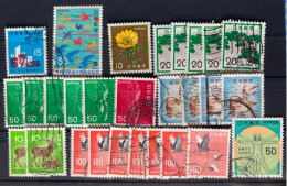 Delcampe - JAPON -  Lot De 28 Timbres Divers - Various Stamps - Verschillende Postzegels - Autres & Non Classés