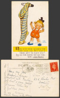 Delcampe - MABEL LUCIE ATTWELL 1937 Old Postcard Save Up In Your Stocking No Rainy Day 3524 - Non Classés