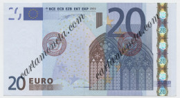 Delcampe - 20 EURO EUROPEAN CENTRAL BANK ITALY FIRST SERIES DUISENBERG J003 2002 SUP - Autres & Non Classés