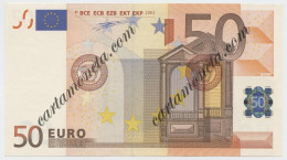 Delcampe - 50 EURO EUROPEAN CENTRAL BANK ITALY FIRST SERIES DUISENBERG J002 2002 SUP+ - Autres & Non Classés