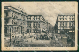 Delcampe - Napoli Città Piazza Borsa Corso Umberto I Cartolina MX8069 - Napoli (Neapel)