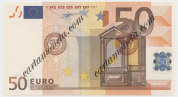 Delcampe - 50 EURO EUROPEAN CENTRAL BANK PORTUGAL FIRST SERIE DUISENBERG H007 2002 FDS-/FDS - Other - Europe