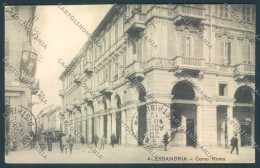 Delcampe - Alessandria Città PIEGA Cartolina LQ0135 - Alessandria