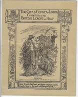 Delcampe - The City & County Of London Committee Of The British League Of Help" Após A Primeira Guerra Mundial,VERDUN - Europa