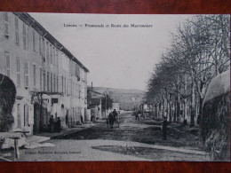 Delcampe - 11 - LIMOUX - Promenade Et Route Des Marronniers. (Attelages) - Limoux