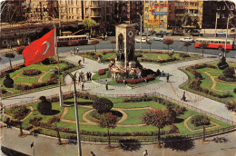 Delcampe - B73371 Istanbul Toksim Et Le Menument De La Rebulique Bus Autobus Turkey - Türkei