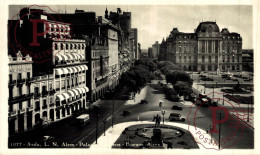 Delcampe - ARGENTINA. BUENOS AIRES. AVENIDA L. N. ALEM. PALACIO DE CORREOS. RPPC FOTOGRAFICA - Argentinien
