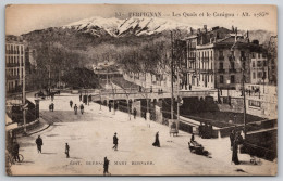 Delcampe - Perpignan Les Quais Et Le Canigou Carte Postale Postcard - Perpignan