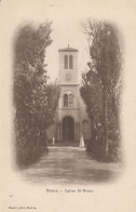Delcampe - CPA ALGÉRIE - Biskra : Église Saint-Bruno - Éditeur Maure Phot. - Animée - Biskra